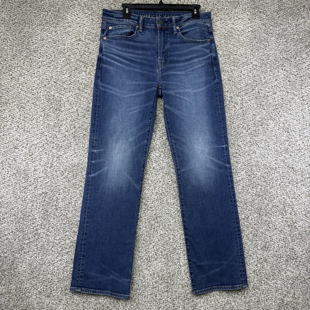 American Eagle Original Bootcut Jeans Men's Size 32x30 Blue Denim Medium Wash